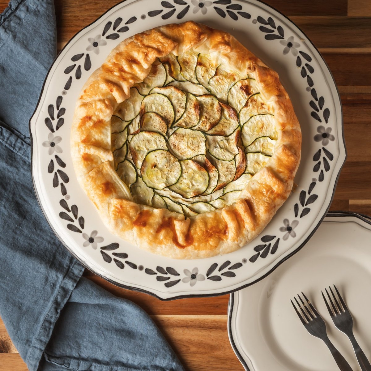 Galette de courgette e ricota