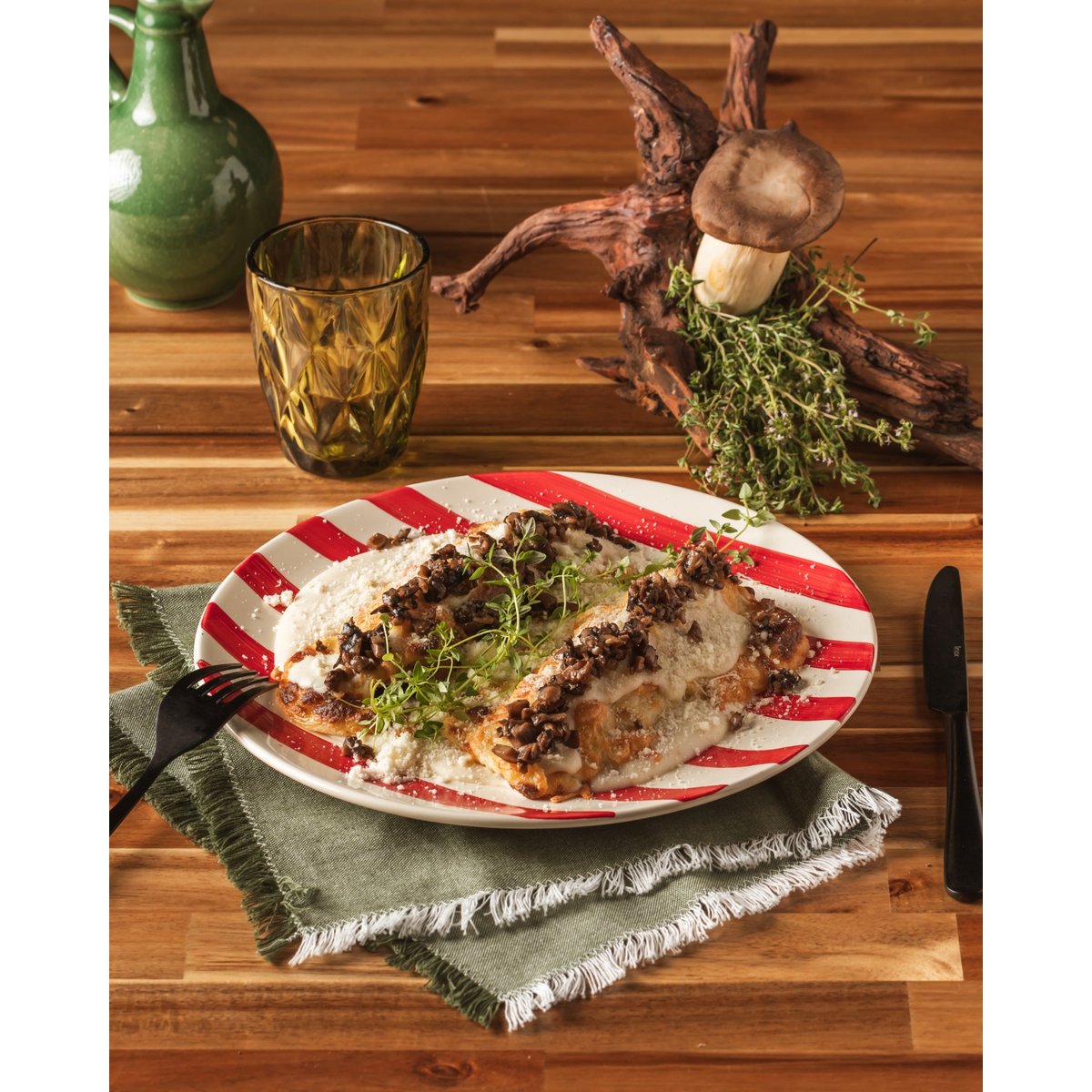 Panquecas de cogumelos - 4 unidades