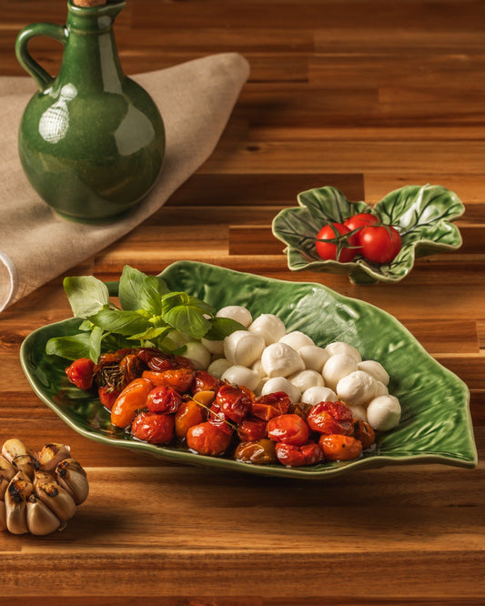 Tomatinho confitado com pesto